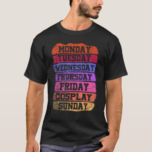 Wochentage Montag Mittwoch Freitag Samstag Cos T-Shirt