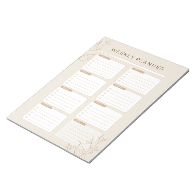 Wochentarif der jüdischen Mama 2024 Notizblock (angewinkelt)