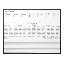 Wöchentlicher Veranstaltungskalender - Personalisi Notizblock