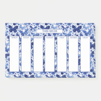 Wöchentlicher Zeitplan Wasserfarbenschmetterling