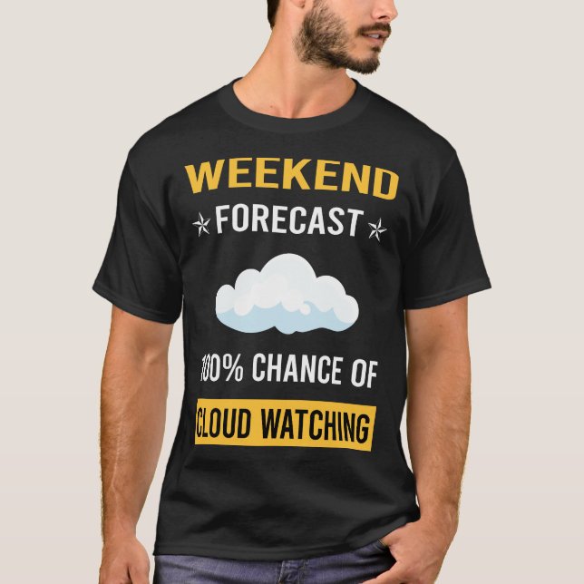 Wöchentliches Cloud Watching T-Shirt (Vorderseite)