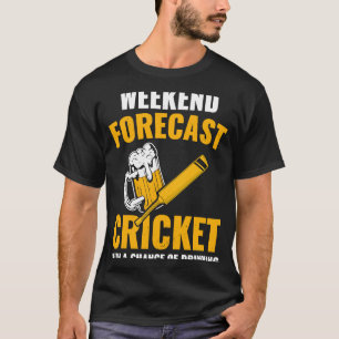 Wöchentliches Forecast Cricket mit der Chance, zu T-Shirt
