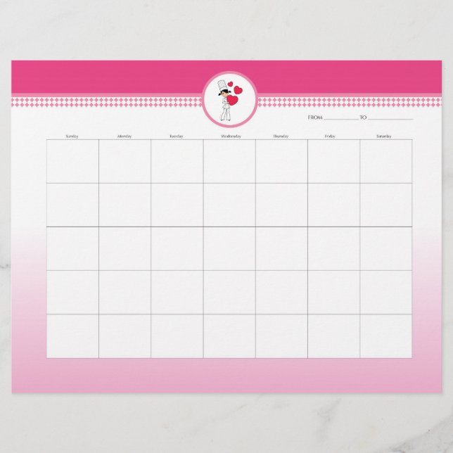 Wöchentliches Merkblatt (Vorderseite)