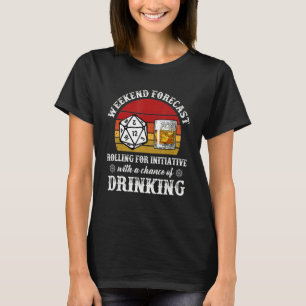 Wöchentliches Vorhersagen mit der Möglichkeit, zu  T-Shirt