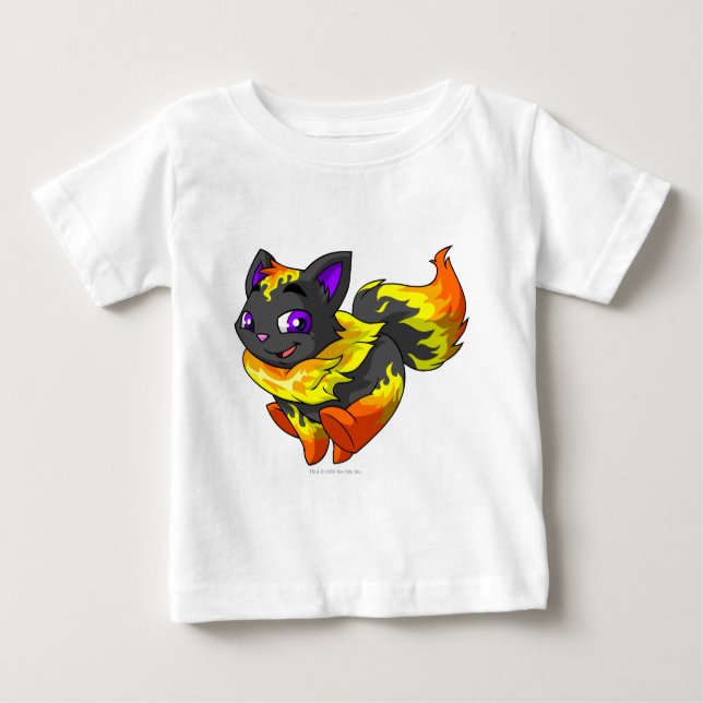 Wocky Feuer Baby T-shirt (Vorderseite)