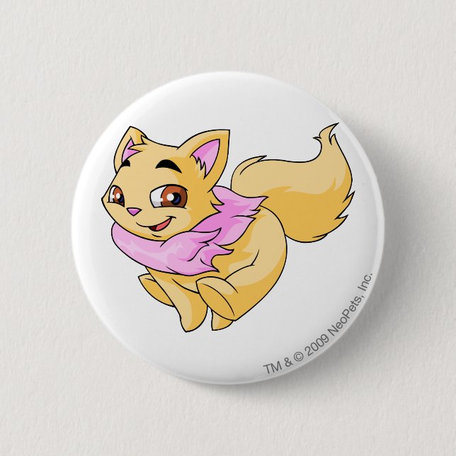 Wocky Gelb Button (Vorderseite)