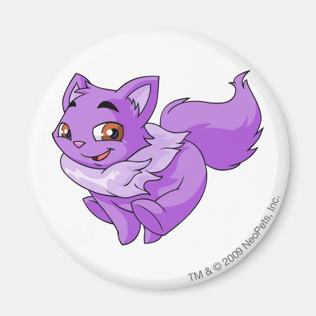 Wocky Lila Magnet (Vorne)