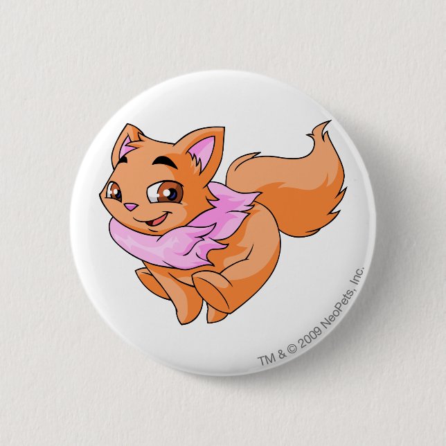 Wocky Orange Button (Vorderseite)