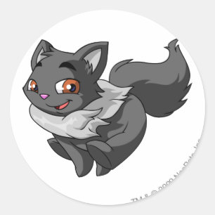 Wocky Schatten Runder Aufkleber