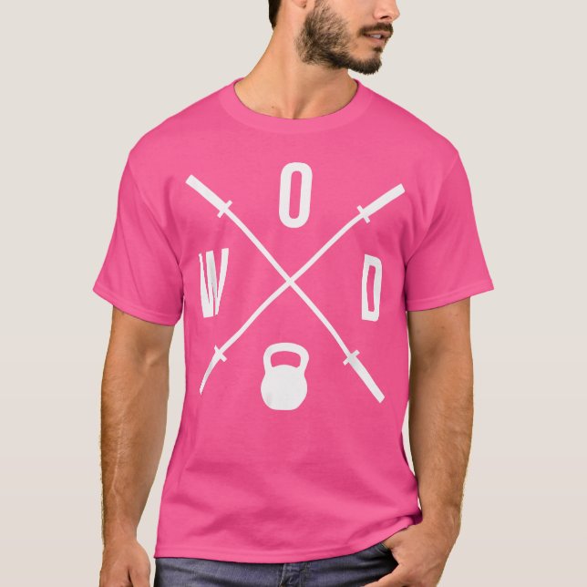 Wod Kettlebell und Langhantel T-Shirt (Vorderseite)