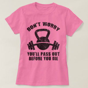 WOD-Spaß - Vor dem Die weitergeben. Funny Fitness T-Shirt