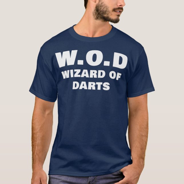 WOD Wizard of Darts Premium T-Shirt (Vorderseite)