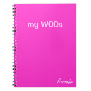 WOD Zeitschrift - Pink Notizblock