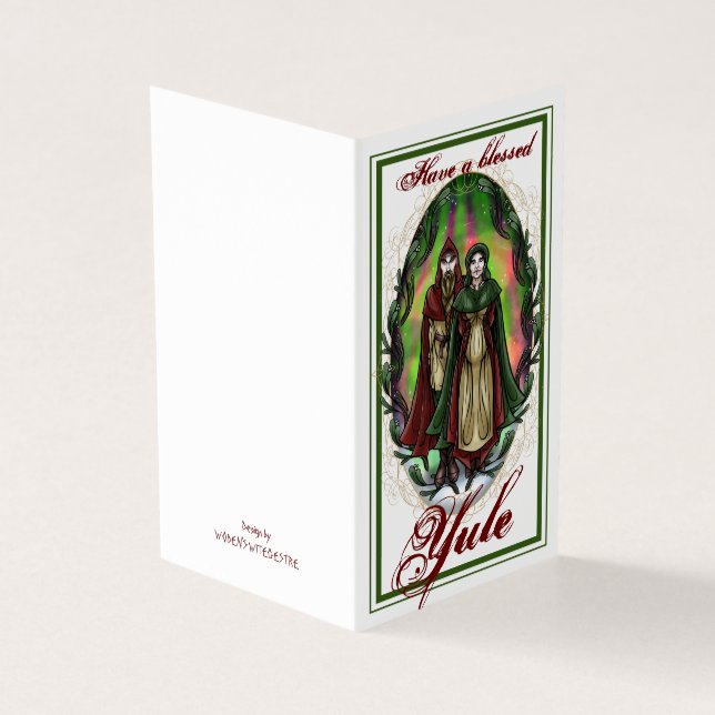 Woden & Fríge: Weihnachten Grüße (Vorderseite)