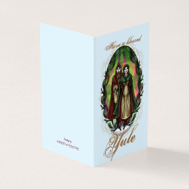 Woden & Fríge: Weihnachten Grüße (Vorderseite)