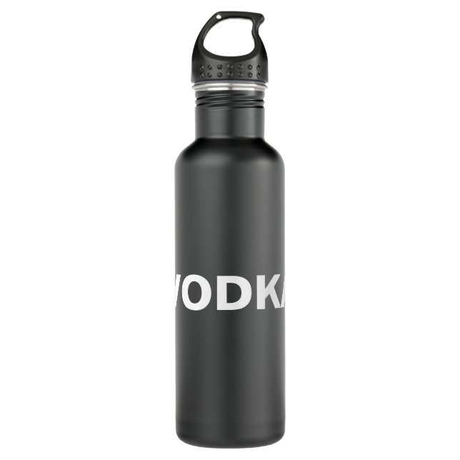 Wodka-Flasche Trinkflasche (Vorderseite)