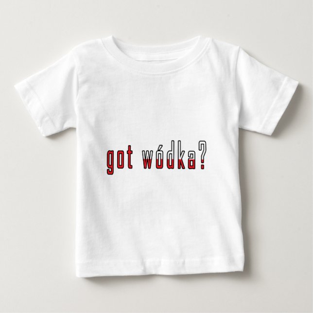 Wodka got? Flagge Baby T-shirt (Vorderseite)
