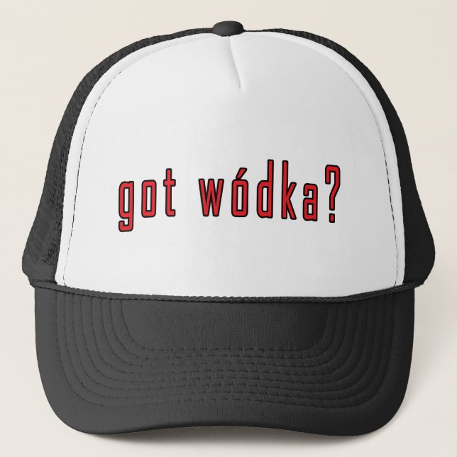 Wodka got? truckerkappe (Vorderseite)