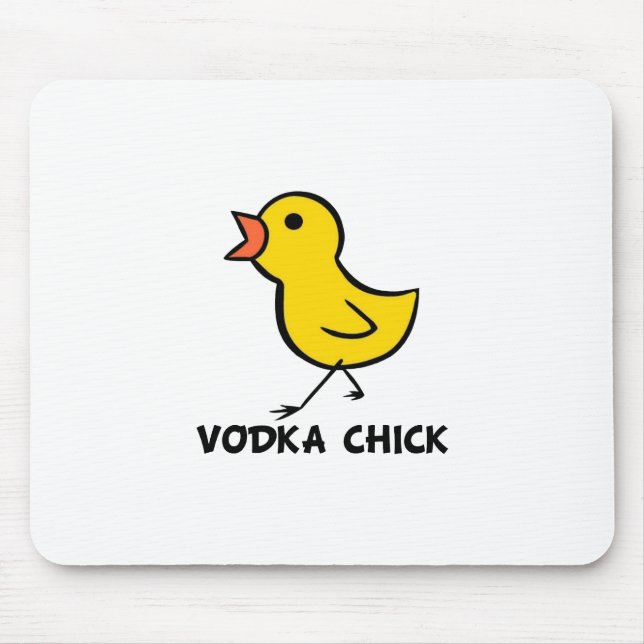 Wodka-Küken Mousepad (Vorne)