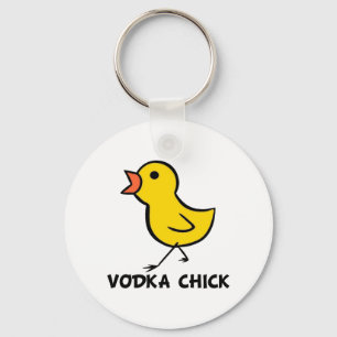 Wodka-Küken-Schlüsselanhänger Schlüsselanhänger