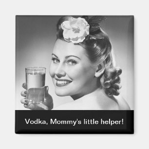 Wodka, Mommys kleiner Helfer! Magnet
