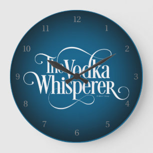WodkaWhisperer Große Wanduhr
