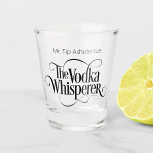 WodkaWhisperer (personalisiert) Schnapsglas