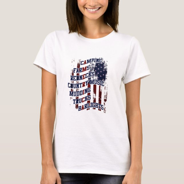 Wofür Amerika steht T-Shirt (Vorderseite)