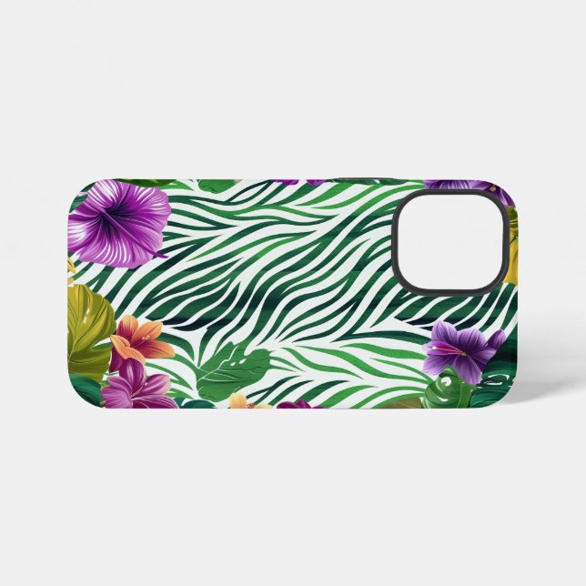 Wogende Dschungel-Harmonie iPhone Hülle (Rückseite (Horizontal))