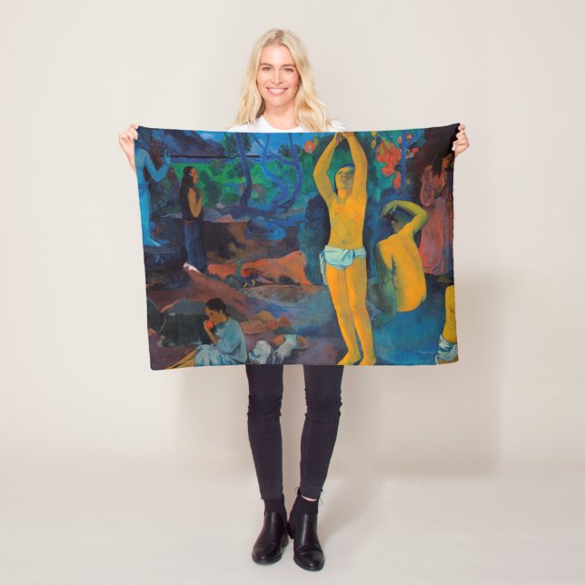 Woher kommen wir, Gauguin? Fleecedecke (Beispiel)
