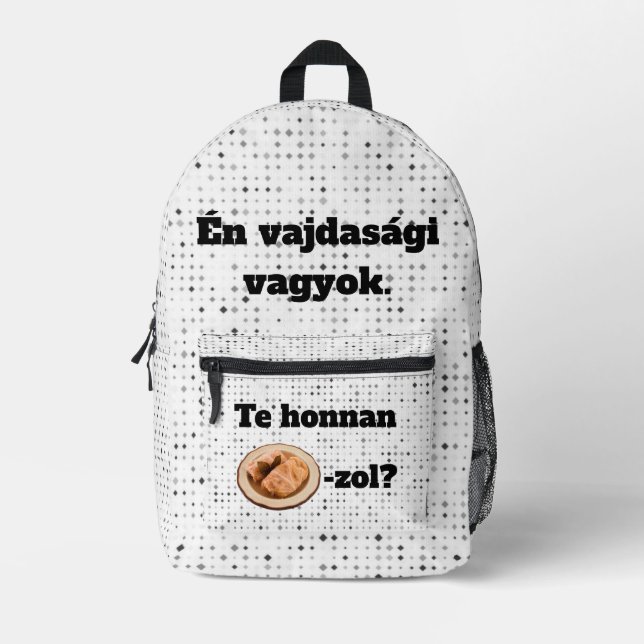 Woher kommst du? Rucksack (Vorderseite)