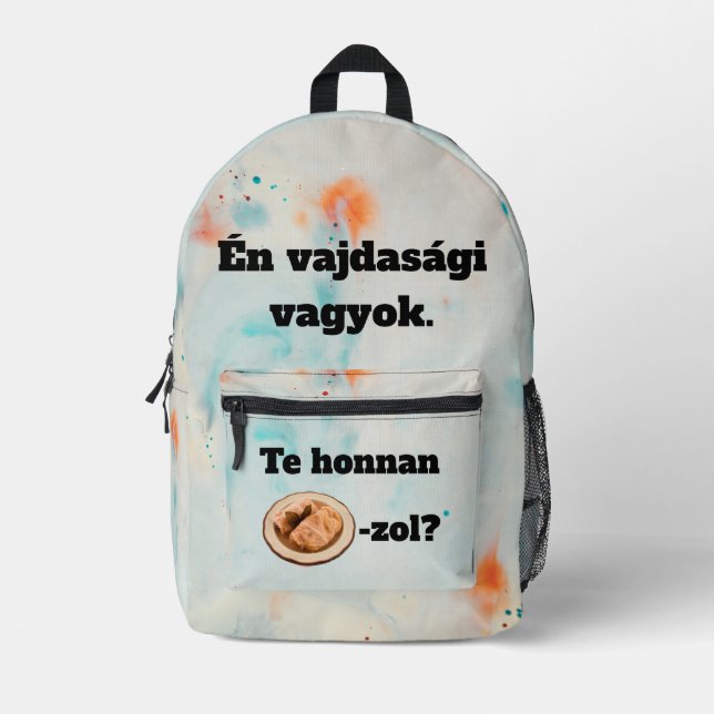 Woher kommst du? Rucksack (Vorderseite)