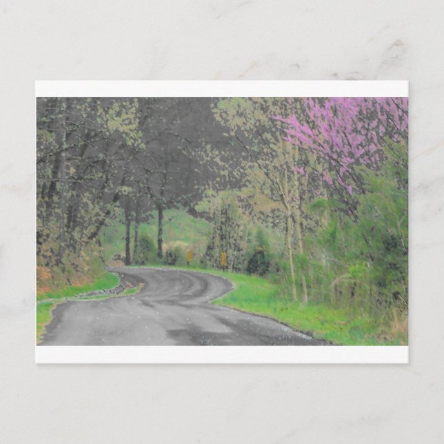 Wohin auch immer es mich bringt postkarte (Vorderseite)