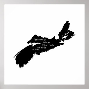 Wohin auch immer - Nova Scotia wird immer Zuhause  Poster