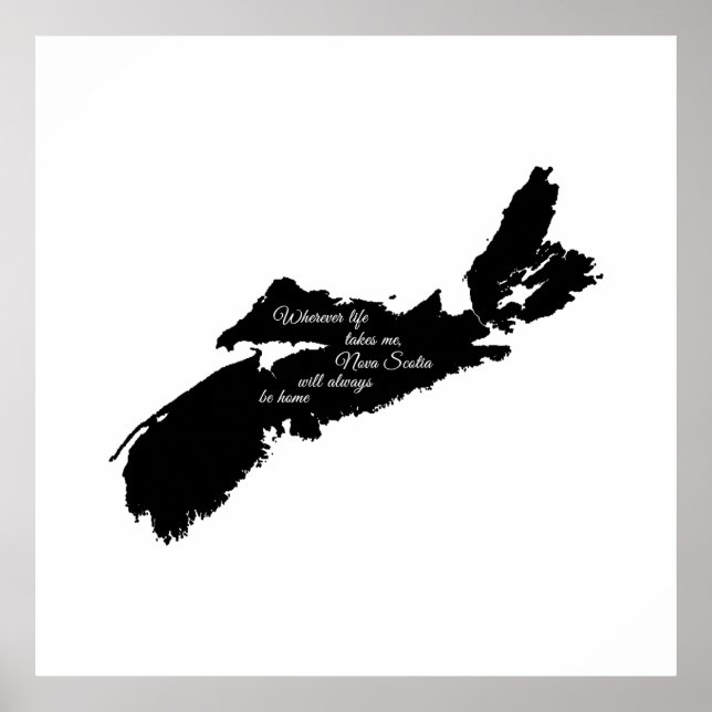 Wohin auch immer - Nova Scotia wird immer Zuhause  Poster (Vorne)