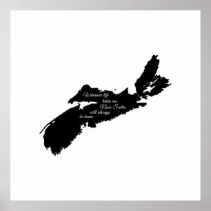 Wohin auch immer - Nova Scotia wird immer Zuhause Poster