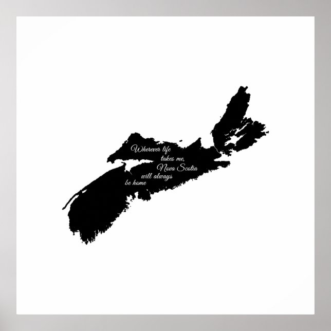 Wohin auch immer - Nova Scotia wird immer Zuhause  Poster (Vorne)