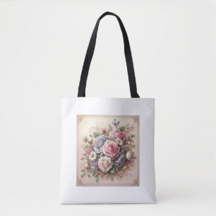 Wohin auch immer Sie gehen: Blumenmuster-Tasche