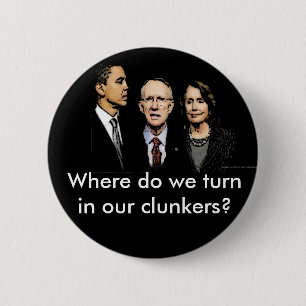 Wohin drehen wir uns in unsere Clunkers? Knopf Button