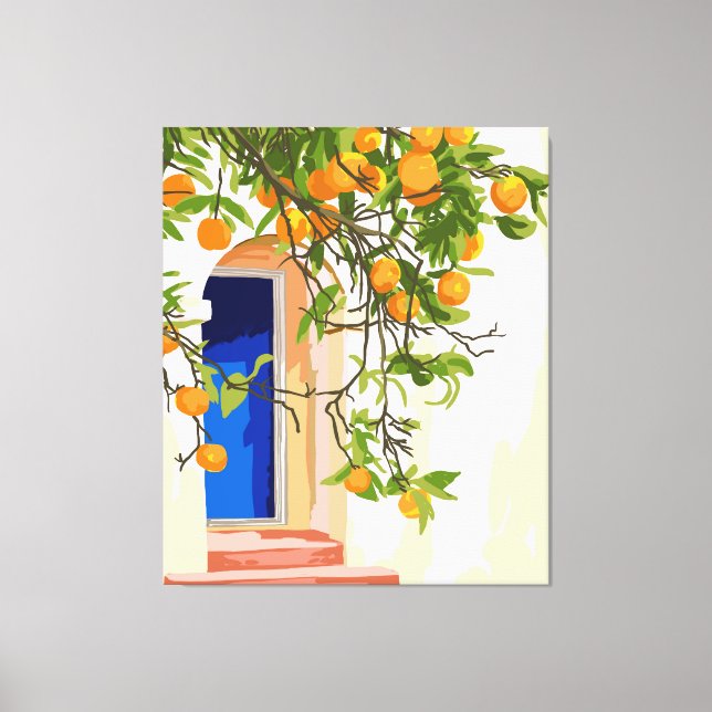 Wohin du auch gehst, geh mit deinem ganzen Herzen Leinwanddruck (Vorderseite)