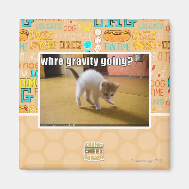 Wohin geht die Schwerkraft? Magnet (Vorne)