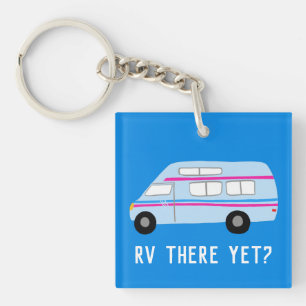 WOHIN NOCH? Vintage Van Motorhome Campervan   Schlüsselanhänger