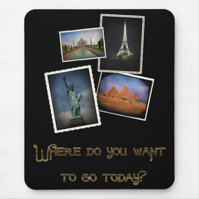 Wohin Will du zu gehen? Mousepad (Vorne)