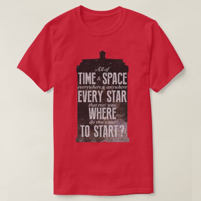 Wohin Will du zu starten? T-Shirt (Design vorne)