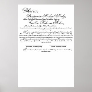 Wohingegen Benjamin Michael Neely, von Boise, Ida. Poster