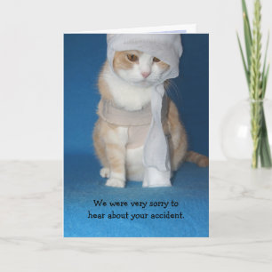 Wohlbefinden bei Unfällen/gebrochenem Arm Karte