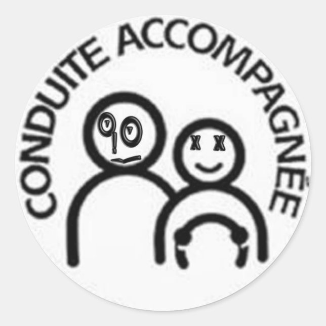 Wohlfahrt Runder Aufkleber (Vorderseite)