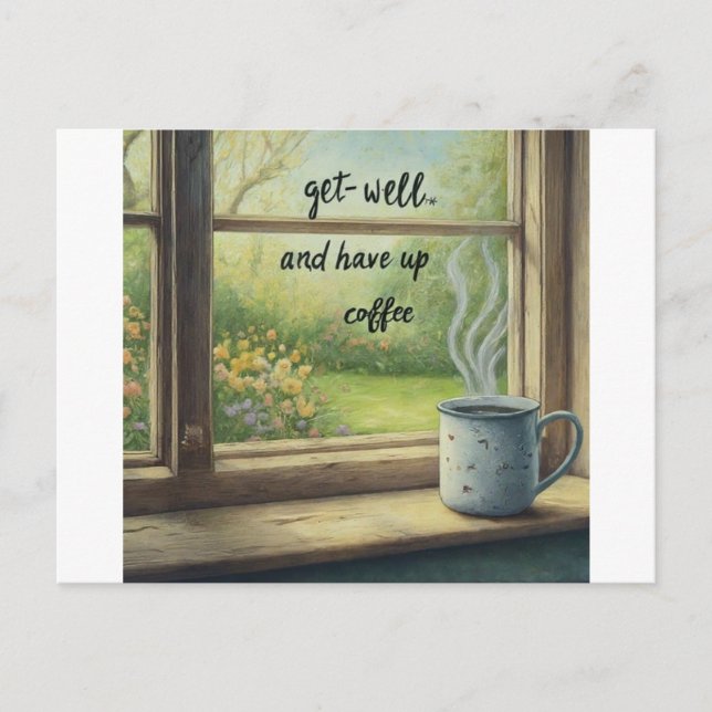 Wohlfühlkarte Postkarte (Vorderseite)