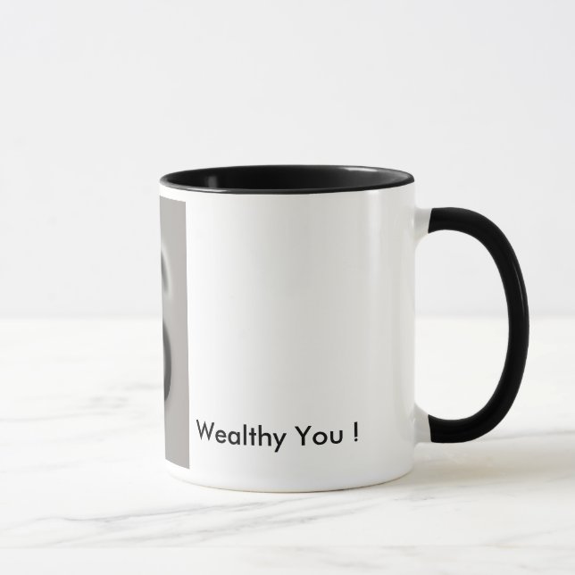 Wohlhabend Sie! Reichlich Sie! Geld Reiki Tasse (Rechts)