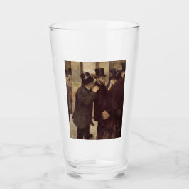 Wohlhabende Männer an der Börse (von Edgar Degas) Glas